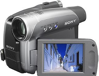Sony DCR-HC27 Camcorder (miniDV, 20-Fach Opt Zoom, 6,4 cm Display